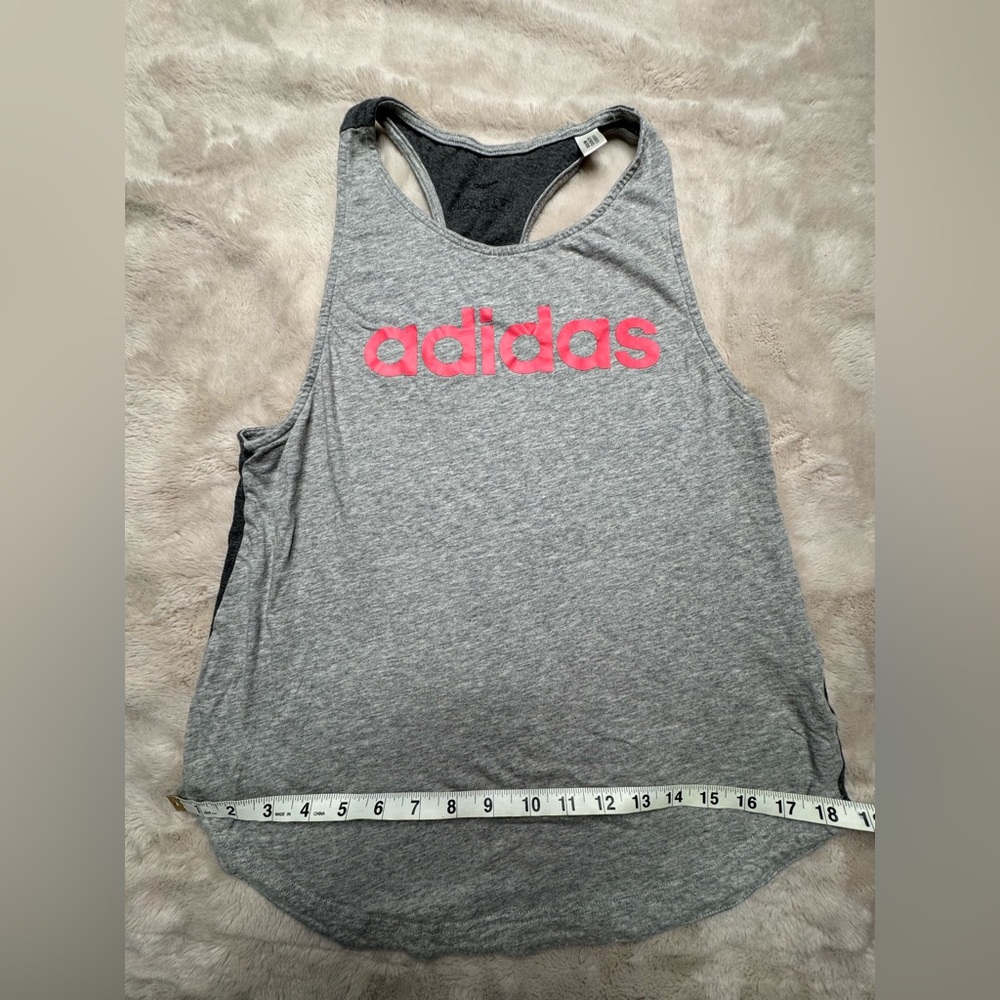 2 for $15// Adidas Heather Gray Tank Top